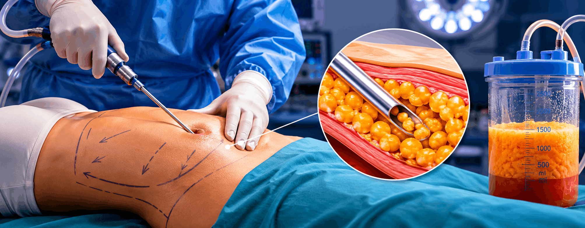 how much fat can be removed with lipo